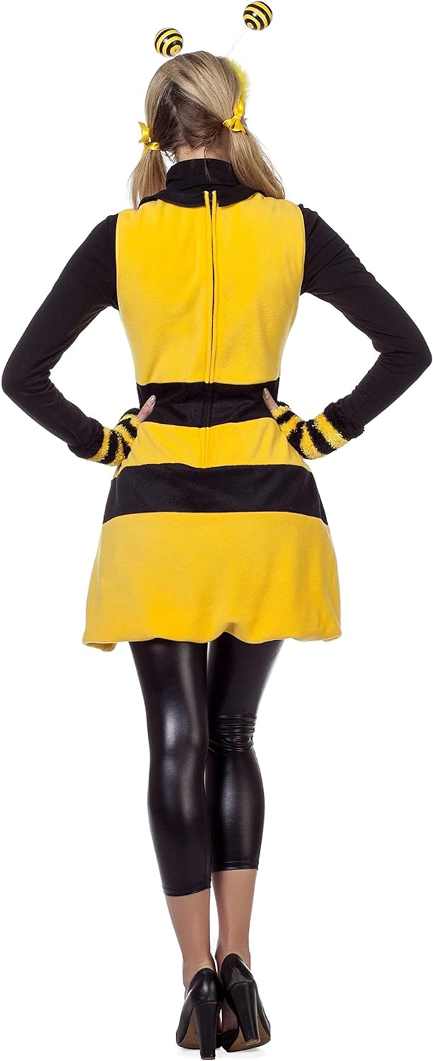 Wilbers Biene Kost?m Damenkost?me Damen Karneval Fasching Body Schwarz Gelb