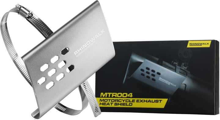 Rhinowalk Motorrad Hitzeschild, Auspuff Hitzeschutzblech, Hitzeschutz Auspuff Auspuffrohr, Hitzeschi