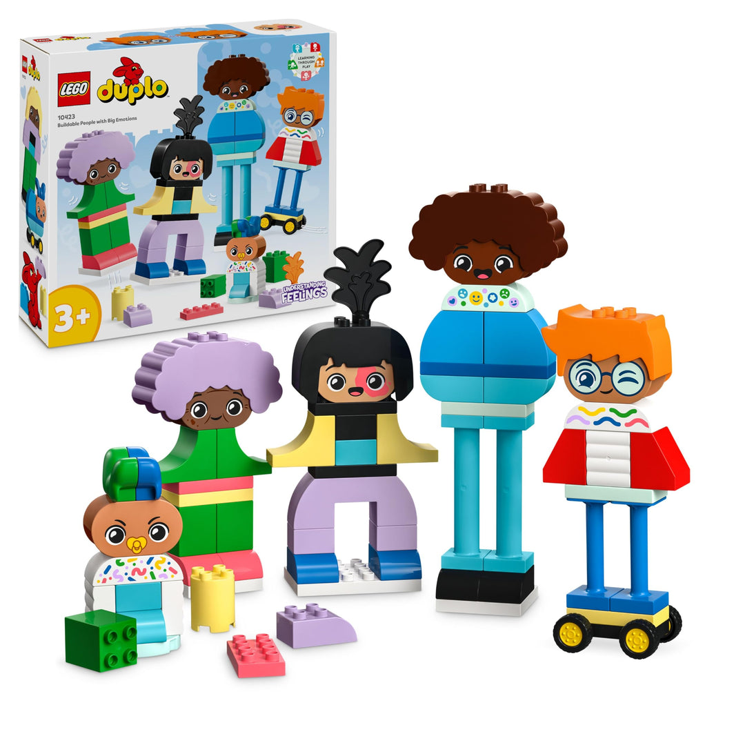 LEGO DUPLO Town Baubare Menschen mit grossen Gefühlen, Lernspielzeug für Kinder ab 3 Jahren, enthält