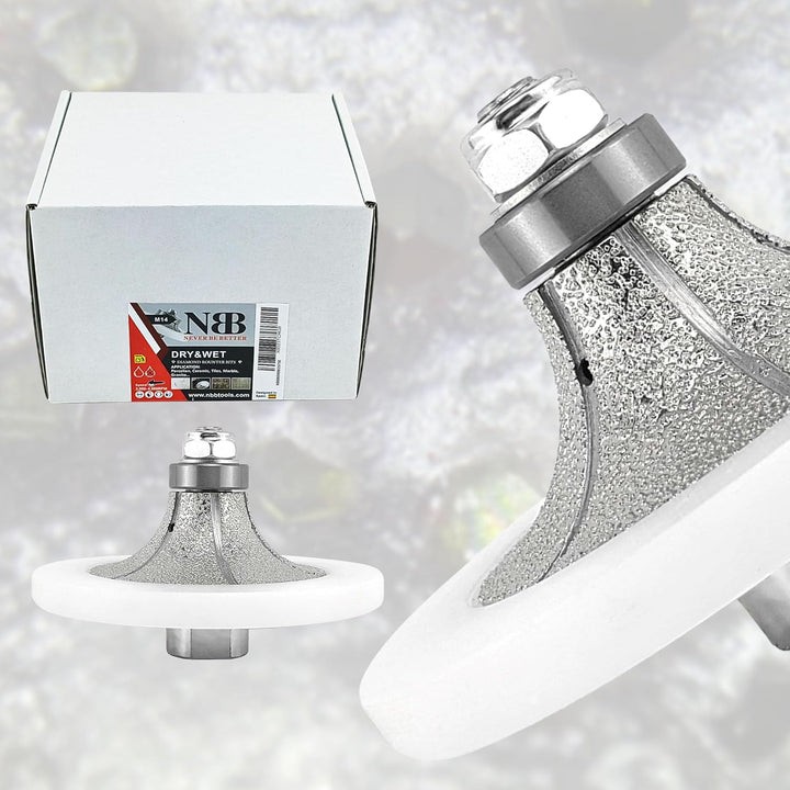 NBB Diamant-Profilscheibe Diamantfräser Fräsbohrer Trennreibahle Profilierungs-Bit für Porzellan Fli