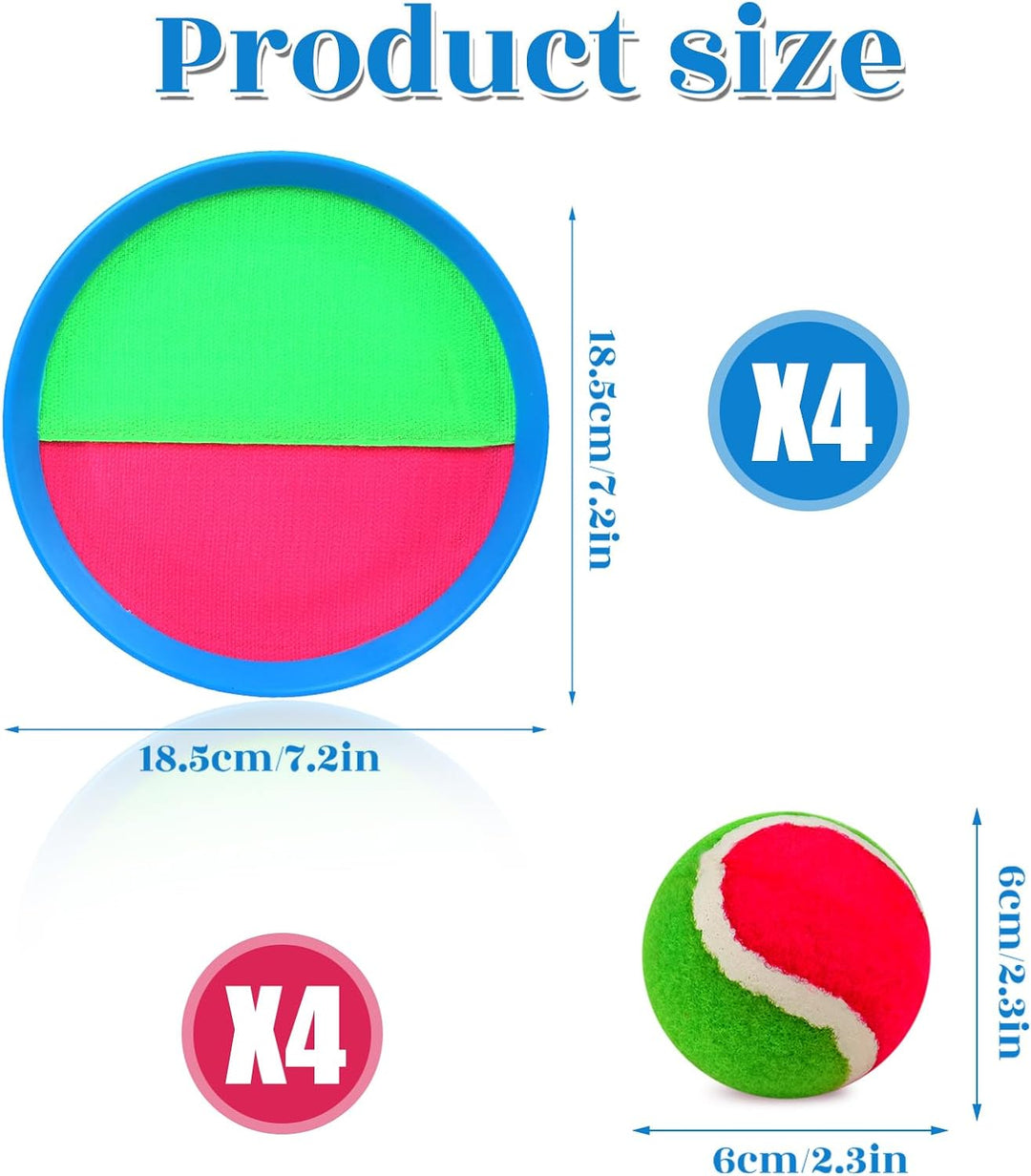 Klettballspiel für Kinder Klettball Strandspielzeug Strandspiele Klettspiel Wurfspiel Spielzeug Gart