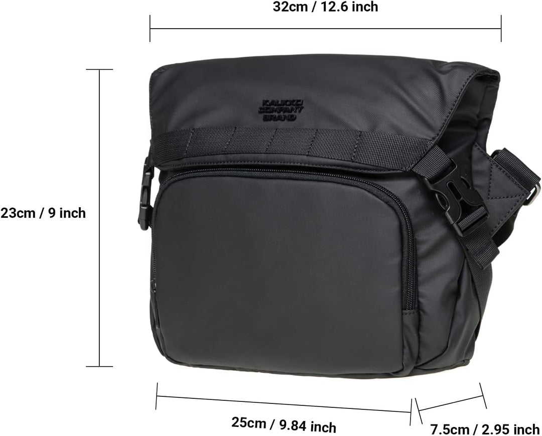 KAUKKO Wasserdichter Umhängetaschen - Motorrad/Fahrrad Schultertasche Messenger Bag für Herren & Dam