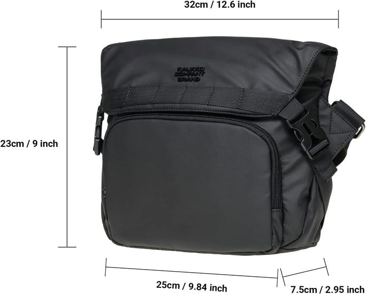 KAUKKO Wasserdichter Umhängetaschen - Motorrad/Fahrrad Schultertasche Messenger Bag für Herren & Dam