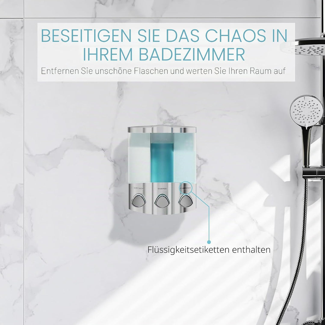 Better Living 76344-1 Spender, Chrom, 3-Chamber Chrome 3-Chamber, Chrome 3-Chamber