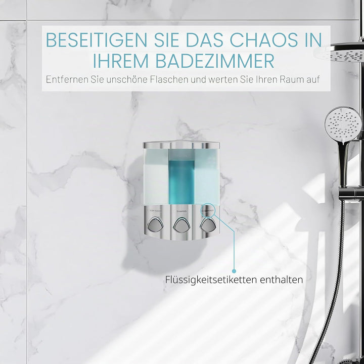 Better Living 76344-1 Spender, Chrom, 3-Chamber Chrome 3-Chamber, Chrome 3-Chamber