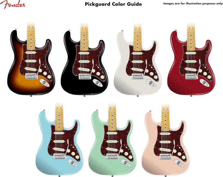 Fender Pickguard, Stratocaster® S/S/S, (mit Truss Rod Notch), 11-Loch-Vintage-Halterung, Schildkröte