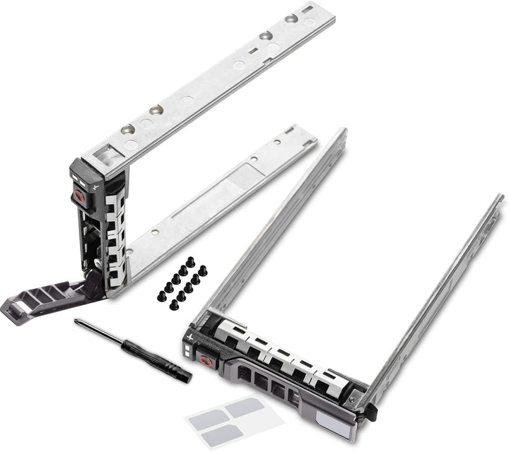 WORKDONE 2er Pack - 2,5-Zoll Hard Drive Caddy Tray - kompatibel für Dell PowerEdge Server - R320 R42