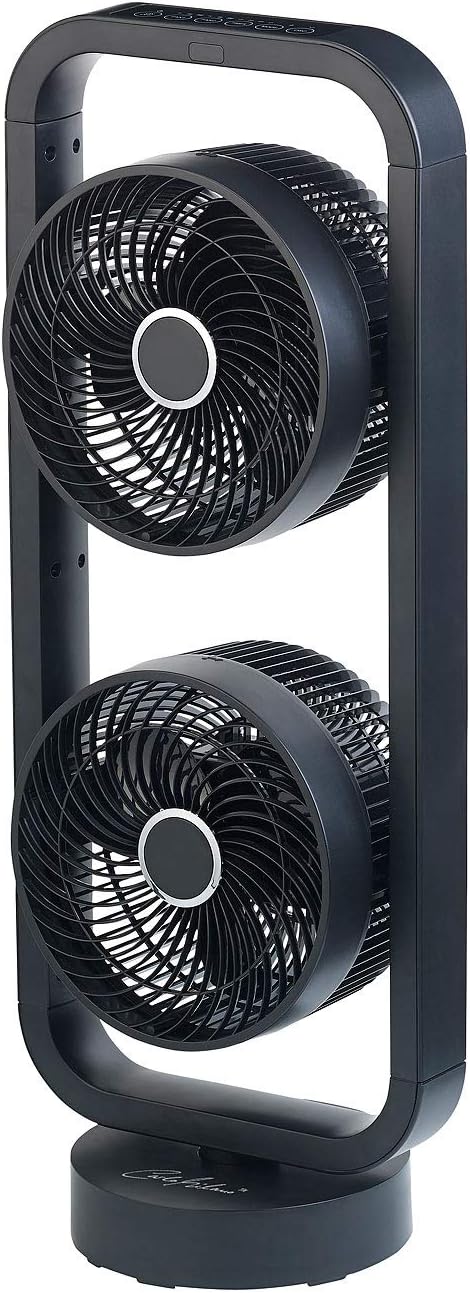 Carlo Milano Kühler: Standventilator mit 2 Rotoren, 3 Stufen, Oszillation, Timer, 70 Watt (Raumzirku