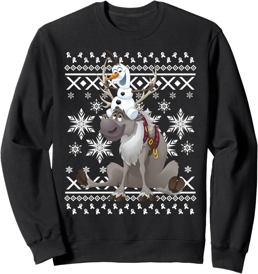 Disney Frozen Olaf And Sven Friends Portrait Sweatshirt