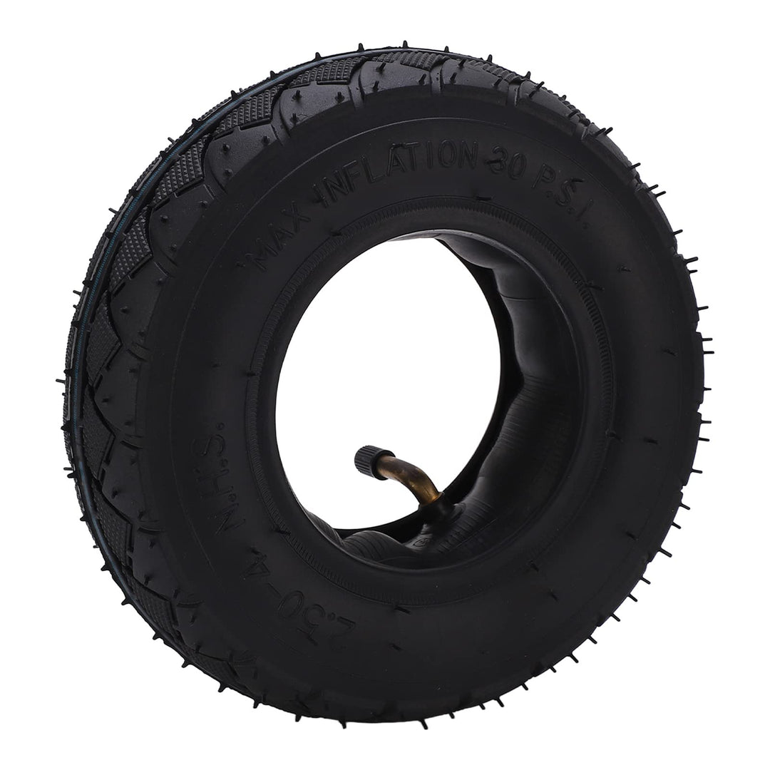 Hozee 2.50-4 Reifen und Schlauch, Safe Low Noise 2.50-4 Reifen- und Schlauchsatz Gummi für Sackkarre