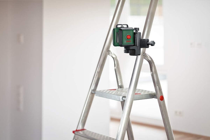 Bosch Kreuzlinienlaser UniversalLevel 360 mit Universalklemme MM 3 (vertikale + horizintale Laserlin