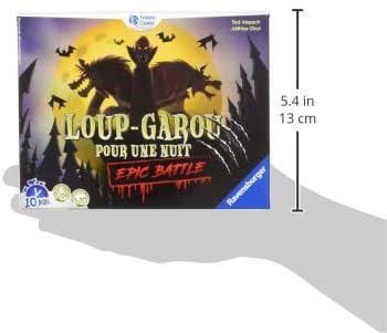 Ravensburger – 26779 – Loup Garou Pour UNE Nuit Epic Battle – Gesellschaftsspiel Werwolf-Pack Epic B