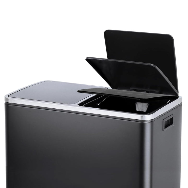 SVITA TM2X30 Treteimer 60 Liter Abfalleimer Mülleimer Design Mülltrennung Papierkorb Küchen-Ordnung