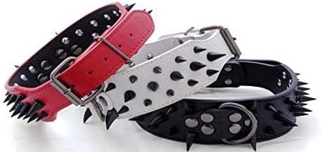 Hundehalsband Mit Scharfen Stacheln Besetzte Luxuriös Gepolsterte LederhalSWänder für Mittelgrosse H