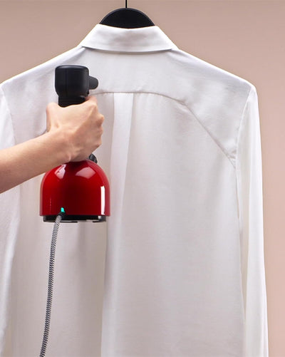 Laurastar IGGI Intense Red Tragbare Dampfreiniger, Desinfiziert und Dekontaminiert Textilien und Geg
