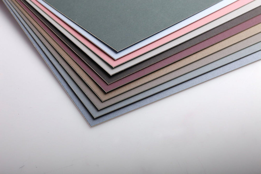 Clairefontaine GMB2/101Z Packung (mit 10 Bögen laminiertem Karton, DIN A2, 42 x 59,4 cm, 1,25 mm, 75