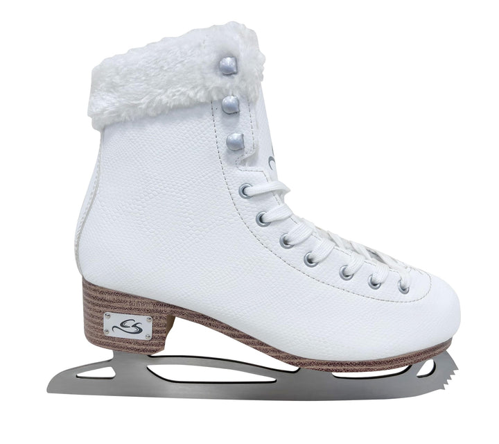 Cox Swain Klassische Eislauf Schlittschuhe ICEPEARL, für Damen und Kinder, bequem, warm gefüttert -