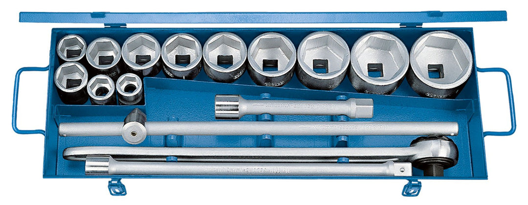 GEDORE Steckschlüssel-Satz 3/4 Zoll, 16-teilig 6-kant 22-60 mm, 1 Stück, 32 FMZ
