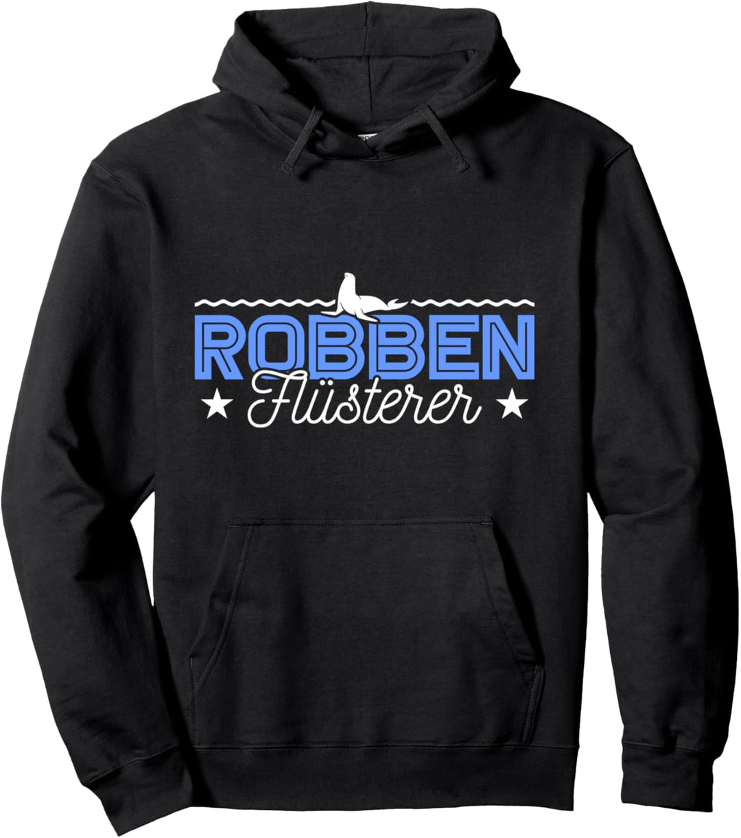 Robben Flüsterer Tier Seehunde Geschenk Pullover Hoodie