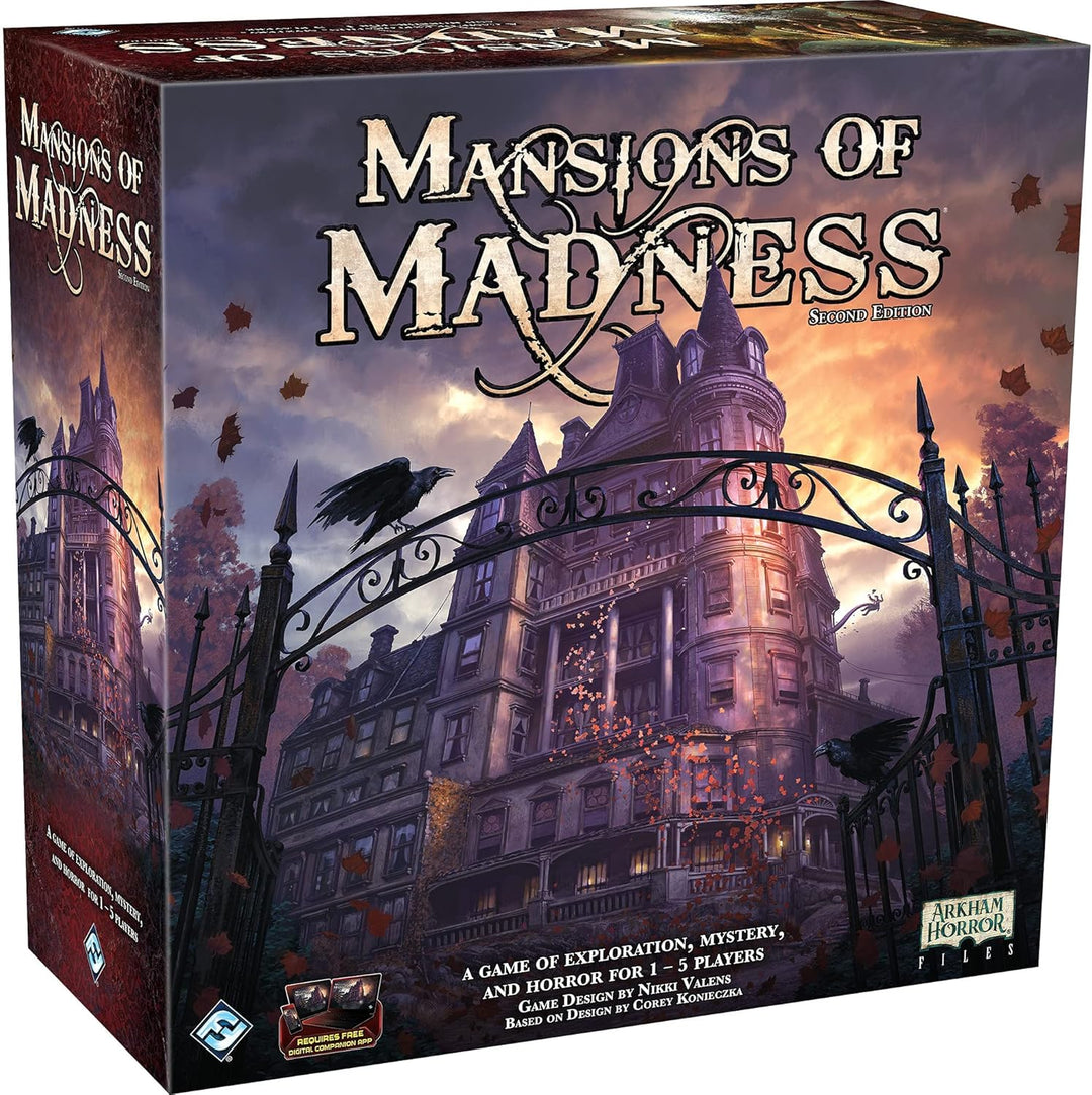 Fantasy Flight Games, Mansions of Madness Second Edition , Board Game , Ages 14+ , 1-5 Players , 120