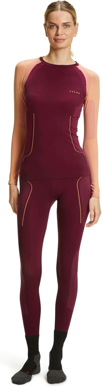 FALKE Damen Warm Long Funktionsunterhose lang für milde bis kalte Temperaturen warme Funktionsunterw