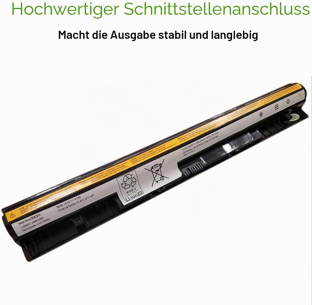 XITAIAN 14.4V 41Wh L12M4E01 L12S4A02 Ersatz Laptop Akku für Lenovo Z50-70 Z50 G505S G400S L12L4A02 L