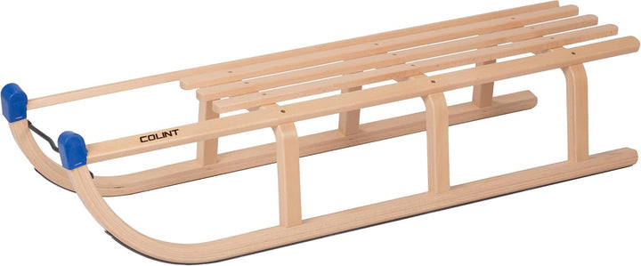 Colint Davos Rodelschlitten Buche Hartholz Schlitten mehrfarbig 110 cm Single, mehrfarbig 110 cm Sin