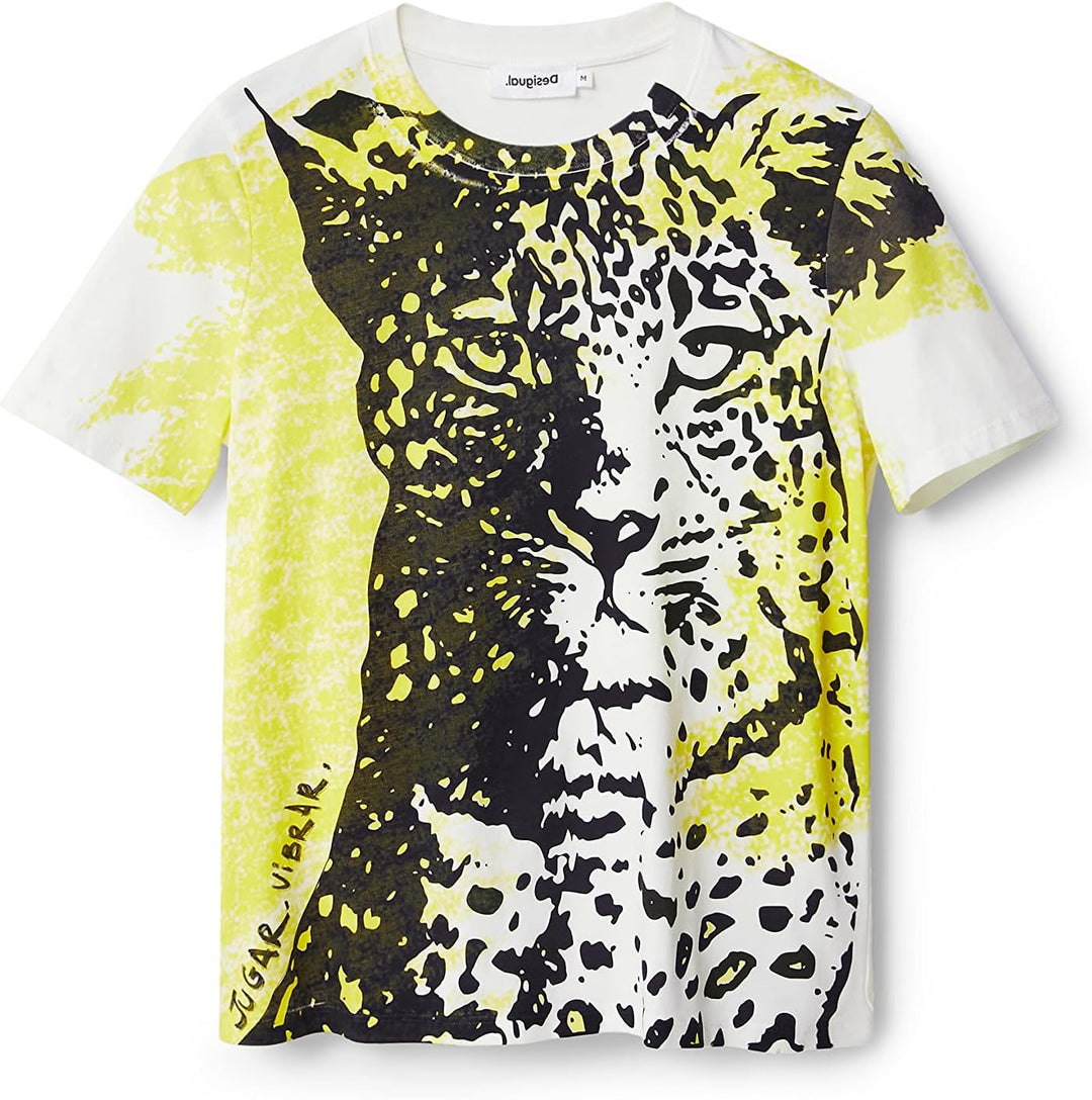 Desigual Damen Short Sleeve T-Shirt, L