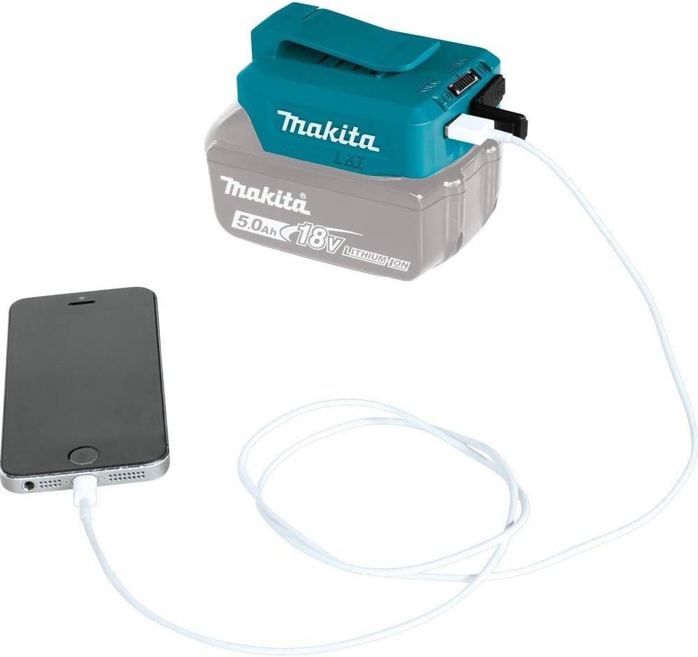 Makita Akku-USB Adapter, DEAADP05 Blaugrün/Ein Hauch von Paradies (Trace of Paradise), Blaugrün/Ein