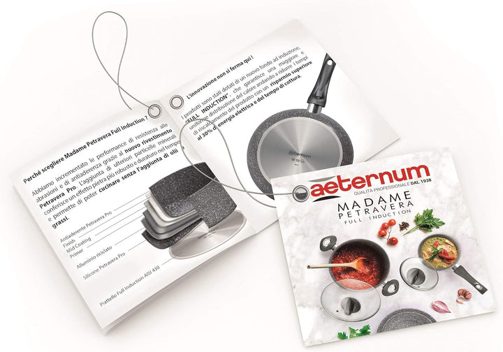 Aeternum Madame Petravera 3.0 Pfannenset aus Aluminium, induktionsgeeignet, 24/28 cm Bis Padelle Mad