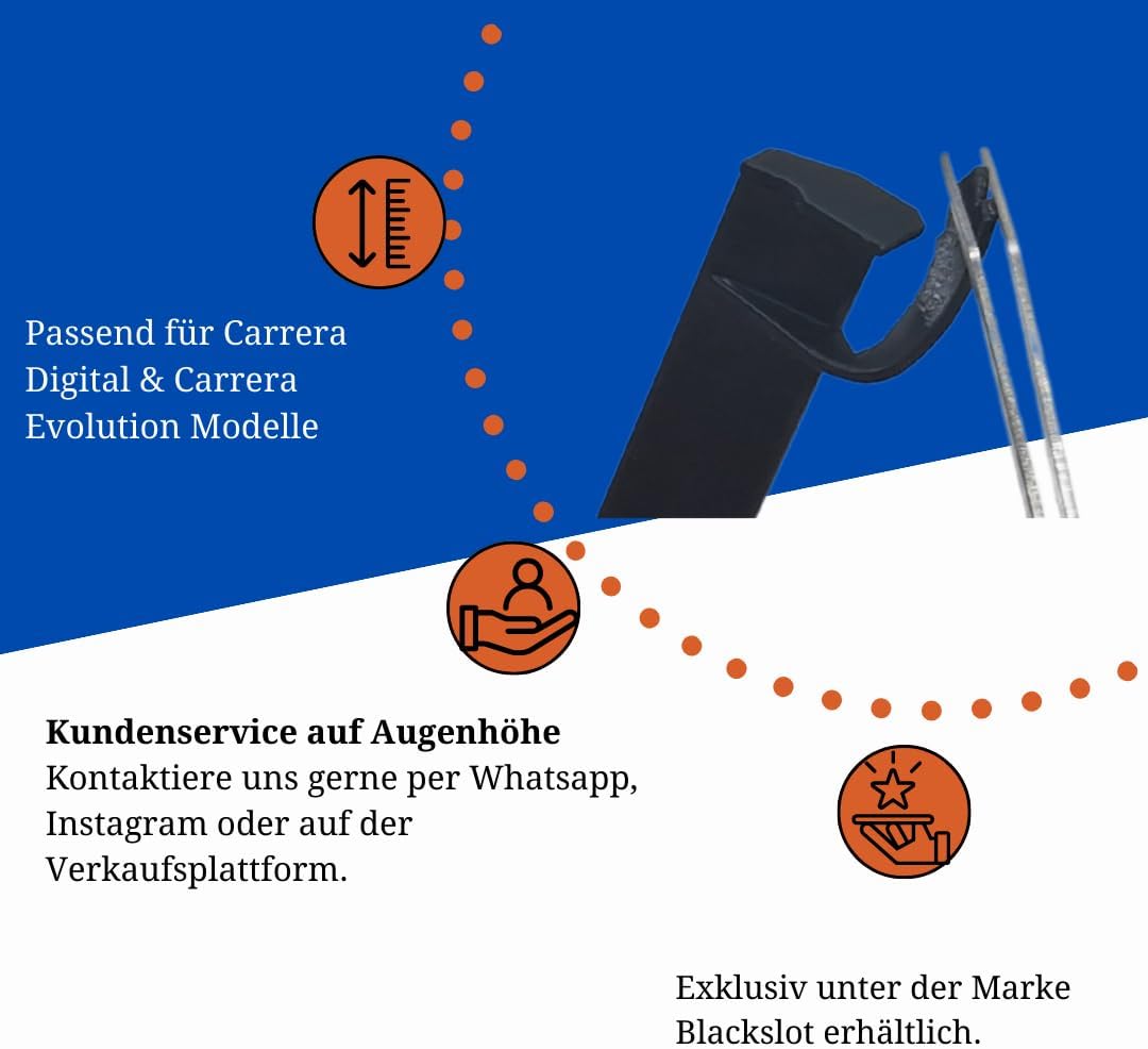 Flexibler Spoiler – Carrera Zubehör im Massstab 1:32, kompatibel mit Allen Carrera 132 Modellen, Car