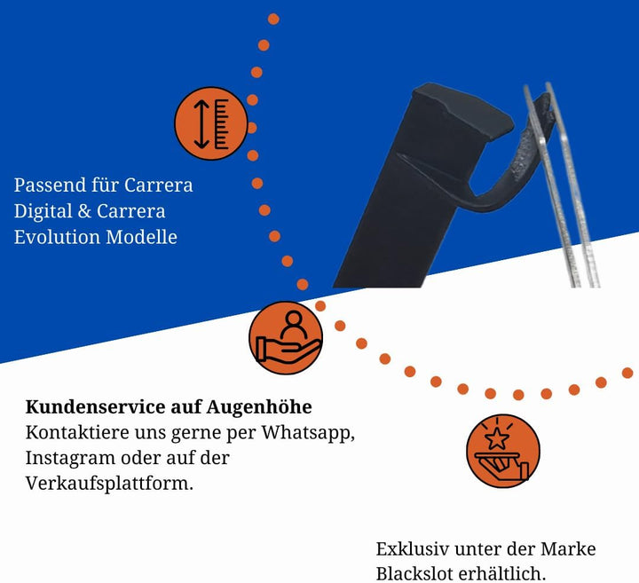 Flexibler Spoiler – Carrera Zubehör im Massstab 1:32, kompatibel mit Allen Carrera 132 Modellen, Car