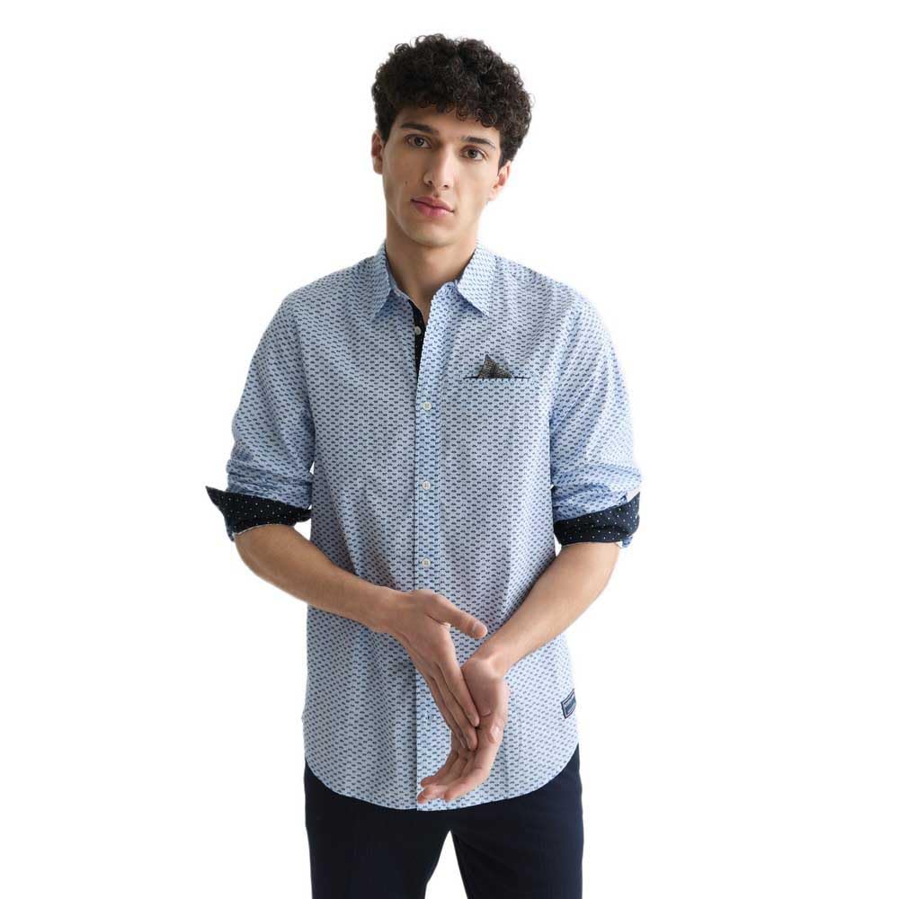 Scotch & Soda Herren Poplin Shirt Hemd S Flower Ditsy Windsurfer 420, S Flower Ditsy Windsurfer 420
