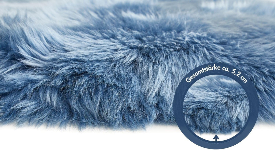 -LUXOR- living Lammfell Schaffell Echt, Fellteppich, Fell für Stühle, Schaffell Teppich, Bettvorlege