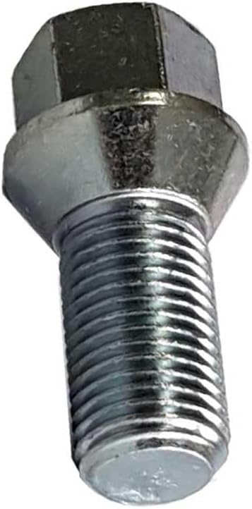 TRACER 20 Radschrauben Radbolzen Kegelbund M14x1,5 25mm Silber, Sechskant, Edelstahl, Klasse 10.9, K