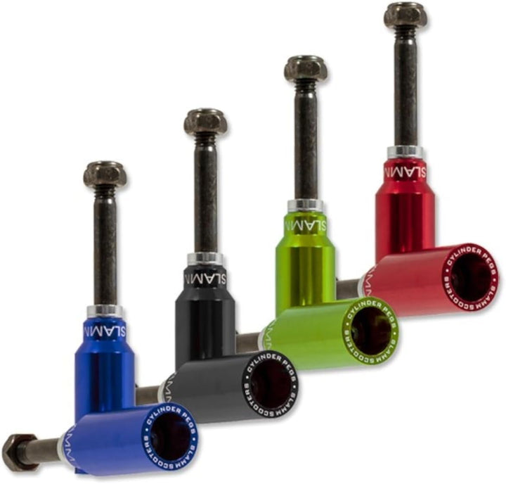 Slamm Scooters Unisex – Erwachsene Slamm Cylinder Pegs Schlümpfe Einheitsgrösse grün, Einheitsgrösse