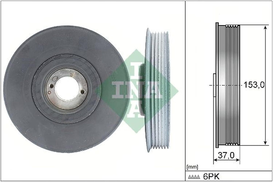LUK 544003910 Riemenscheibe, Kurbelwelle