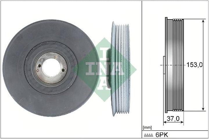 LUK 544003910 Riemenscheibe, Kurbelwelle