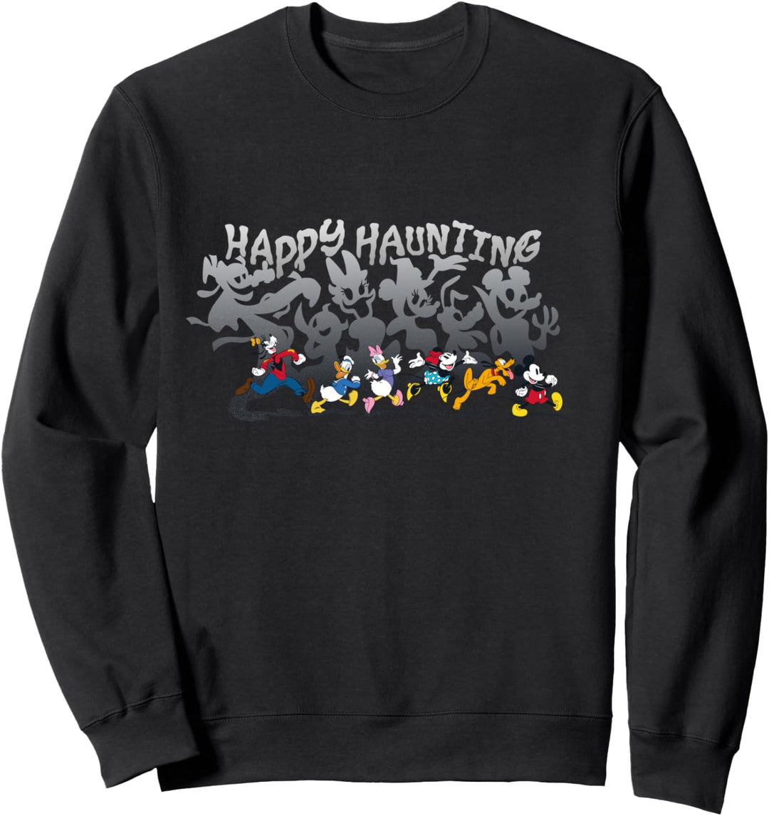 Disney Mickey and Friends Happy Haunting Halloween Sweatshirt
