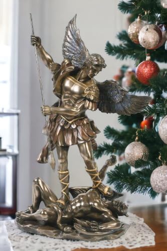 * Sale * - Archangel St Saint Michael Statue Sculpture Magnificent by Pacific Giftware