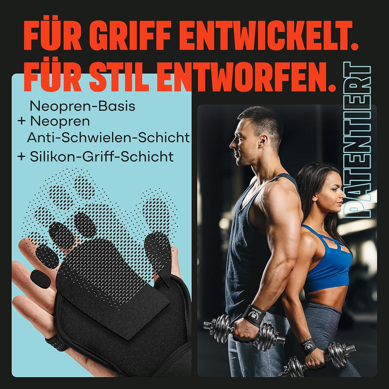 Mava Sports Belüftete Handschuhe für Männer und Frauen | mit integrierten Handgelenksmanschetten und