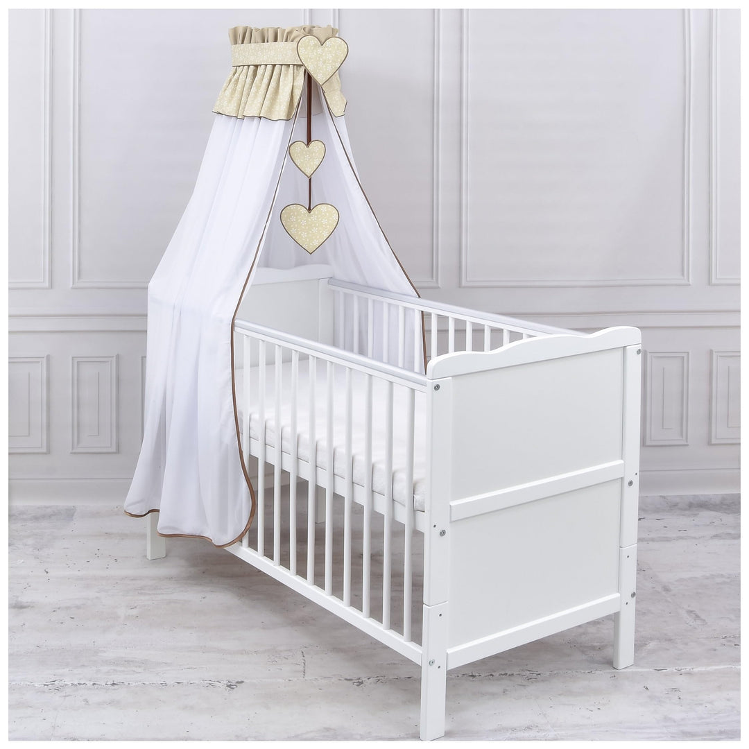 Generisch Baby Delux Babybett Himmel Betthimmel Chiffon Baldachin für Babybett Kinderbett Wiege Stub
