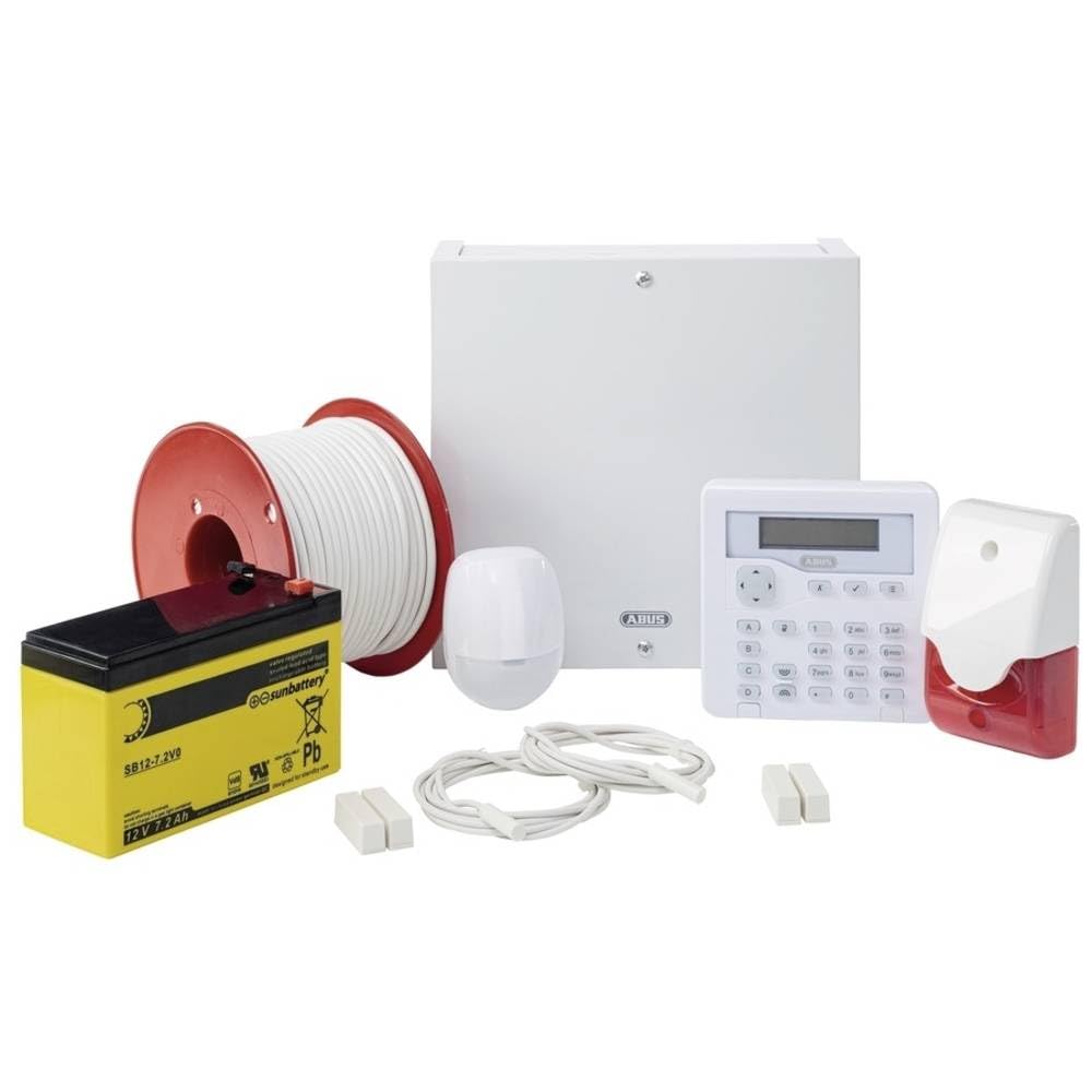 ABUS AZAA10100 Terxon SX Alarmanlagen-Sets Alarmzonen 8X Drahtgebunden, 1x Sabotagezone