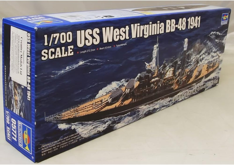 Trumpeter 05771 - Modellbausatz USS West Virginia BB-48 1941