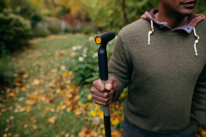 Fiskars Schaufelrechen, Ergonomic, Kombination aus Schaufel und Rechen, Länge: 150 cm, Breite: 48 cm