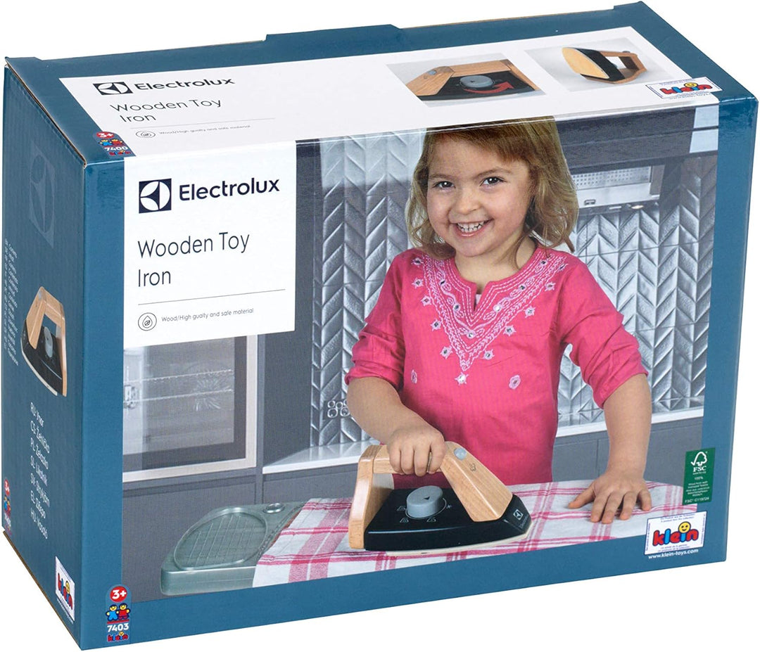 Electrolux Theo Klein 7403 Bügeleisen, Holz | Spielzeug für Kinder ab 3 Jahren