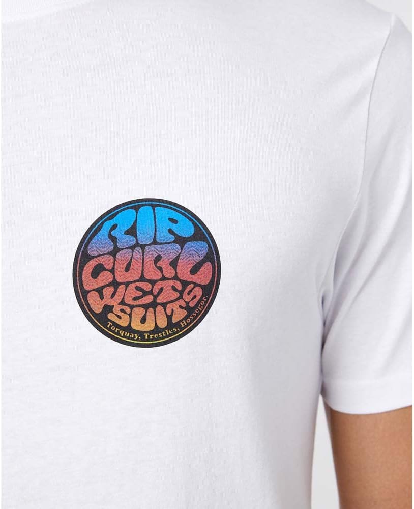 Rip Curl Passage T-Shirt 2023 White L Weiss, L Weiss
