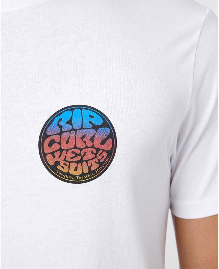 Rip Curl Passage T-Shirt 2023 White L Weiss, L Weiss