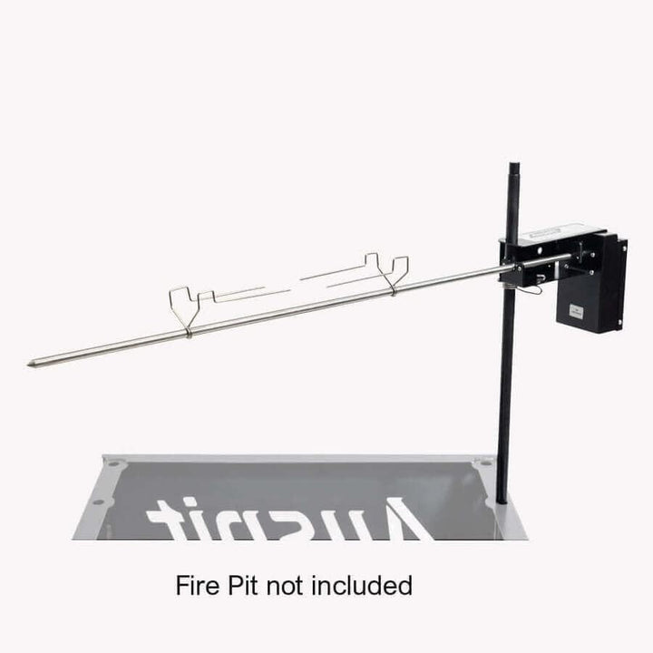 "The Little Aussie Legend Basisset – Rotisserie Set für Outdoor BBQ, Autonome Camping Kochset, Bushm
