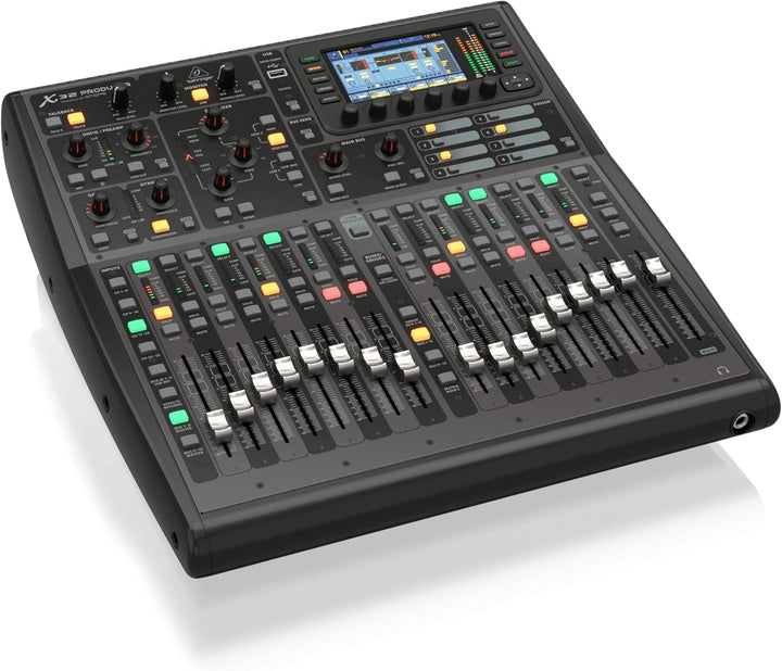 Behringer X32 PRODUCER Rackmontierbares digitales Mischpult mit 40 Eingängen, 25 Bussen, 16 programm